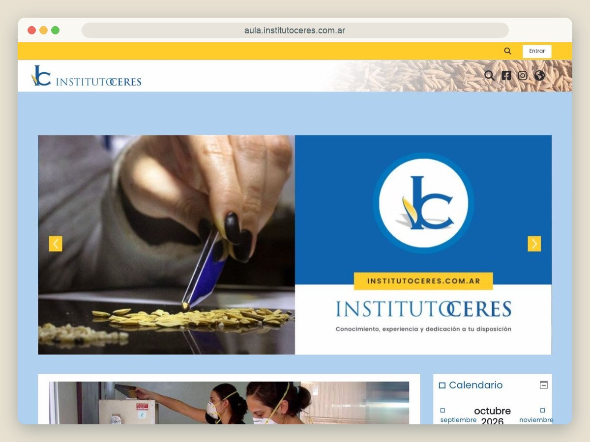Aula virtual del Instituto Ceres